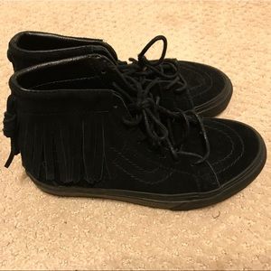 Vans hightop fringe sneakers
